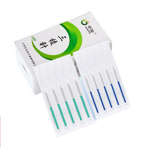 เข็มสามคมฮวยโหย่ว สแตนเลสสตีล สำหรับรักษาสิว ใช้สำหรับใบหน้า บรรจุภัณฑ์แยกชิ้น อุปกรณ์การแพทย์เจียงซู - Product Image 1