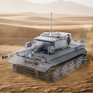 GoldMoc Military Army Germany Tank WW2 Brick Toy MOC-150338 Panzerkampfwagen VI Tiger I Building Brick Block Toy