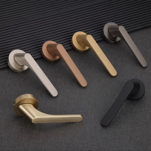 Ensemble de serrures de porte intérieures modernes minimalistes de luxe léger, poignée à levier premium, loquet silencieux, kit de quincaillerie pour bureau et école - Product Image 1