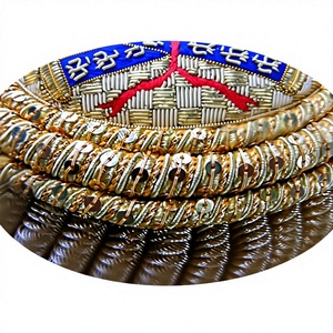 Épaulettes de qualité supérieure, personnalisées, brodées, à coudre, en toile, pour uniforme, avec franges, Field's Marshall Empire, THREEATONE, classiques - Product Image 3