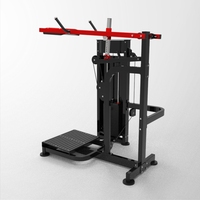 Machine de levage de mollets en acier à charge moyenne pour l'entraînement de force - Équipement de gym réglable pour les exercices des jambes, du tronc et des fessiers