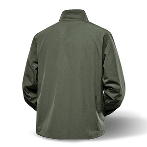 Veste à col vertical fin, imprimée, pour l'alpinisme en plein air, cardigan zippé, vêtements de travail, manteau de cyclisme coupe-vent, confortable et chaud - Product Image 3