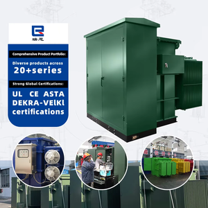 Высоковольтный трехфазный трансформатор на опорном шасси 750 кВА, <span class=keywords><strong>1600</strong></span> кВА, 2000 кВА, 2500 кВА, 34.5 кВ, 23 кВ, 12 кВ - 12470 В, 240/120 В, сертифицированный CE - Product Image 1