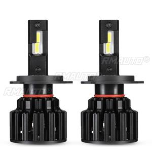 2PCS 9-32V H4 LED ไฟหน้ารถหลอดไฟ 50W 10000LM IP68 กันน้ำหลอดไฟอัตโนมัติ 6000K ไฟหน้ารถ - Product Image 1
