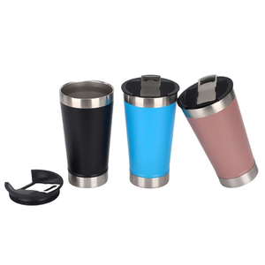 Vaso de Cerveza 2 en 1 Popular de Acero Inoxidable, 473 ml, Vaso Térmico de Doble Pared de Acero Inoxidable, Taza de Viaje con Abrebotellas - Product Image 5