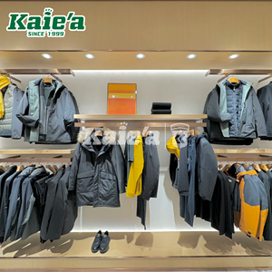 Kim loại quần áo kệ với Kệ phù hợp với màn hình đứng người đàn ông cửa hàng may mặc đồ nội thất - Product Image 4