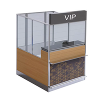 Comptoir d'enregistrement d'aéroport en surface solide sur mesure, conception durable, comptoir de billetterie d'aéroport, bureau d'information d'aéroport
