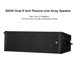 Dual 8 Zoll 300W Zweiwege-Passiv-Line-Array-Lautsprecher Passives Professionelles Bühnen-Audio-Soundsystem - Product Image 4
