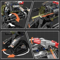 Mould King 15083 Coche 3 en 1, Juguetes de Robot RC Transformable, Bloques de Construcción, Modelo de Robot para Armar, Regalos de Navidad para Niños, Sets de Bloques de Construcción