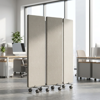 Paravent acoustique autoportant en PET recouvert de tissu, conforme aux normes ASTM C423 et ASTM E84 Classe A, pour l'Europe et l'Amérique