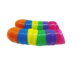 Faveurs de fête de Pâques, jouets, œufs de différentes tailles, motifs personnalisés, œufs en plastique colorés OEM - Product Image 6