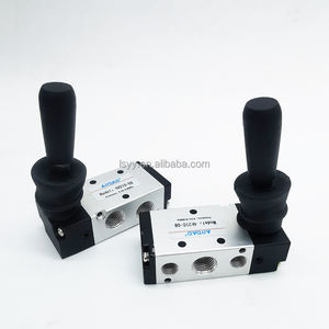 Vanne pneumatique à commande manuelle 4H série 2 positions 5 voies 4H210-08 <span class=keywords><strong>G1</strong></span>/4 "4H310-10 Vanne en aluminium - Product Image 4