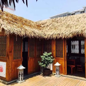 Hochsimulierte UV-beständige nachhaltige maldivische Strandresorts balinesische synthetische Strandhütte für Insel-Strandgebrauch - Product Image 5