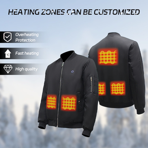 Chaqueta Térmica Eléctrica Recargable con Batería para Motocicleta, 5 Zonas de Calor, Ideal para el Invierno, a Buen Precio - Product Image 2