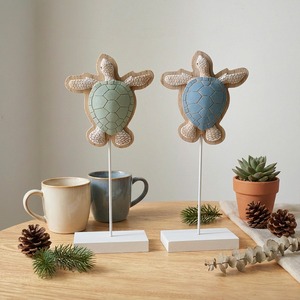 Adorno Decorativo de Madera Estilo Mediterráneo con Forma de <span class=keywords><strong>Tortuga</strong></span>, Modelo para Escritorio, Manualidades para el Hogar, Decoración Creativa - Product Image 1