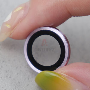 Verre pour samsung s22 ultra protecteur d'objectif film couverture complète CD texture caméra yeux anneau en métal caméra lentille protecteur de camara - Product Image 2