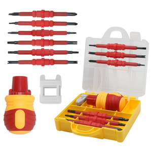 ไขควงหุ้มฉนวน Mei Yi Jia ขนาด 134 มม. ผลิตจากเหล็กโครเมียมวาเนเดียม ชุดเครื่องมือช่างไฟฟ้าแบบแม่เหล็ก - Product Image 2