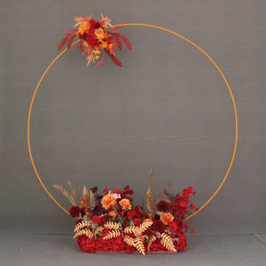 Arche de mariage <span class=keywords><strong>en</strong></span> <span class=keywords><strong>fer</strong></span> forgé de 2 m, nouvelle, pour extérieur, pelouse, mariage argenté, demi-<span class=keywords><strong>cercle</strong></span>, support à fleurs - Product Image 4