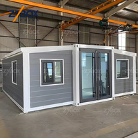 ZYBOX Maison Conteneur Extensible Moderne Personnalisée de 30 pieds, Maison Modulaire Préfabriquée, Tiny House pour les États-Unis, le Canada, la Nouvelle-Zélande et l'international