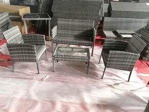 <span class=keywords><strong>Set</strong></span> di Mobili da <span class=keywords><strong>Giardino</strong></span> Moderni in Rattan, <span class=keywords><strong>Set</strong></span> di Sedie in Rattan per Hotel e Caffè - Product Image 6