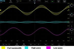 ไมโครเจน5แท็บเล็ตออสซิลโลสโคปชุด Etto 350MHz-500MHz 4ช่องอัตราการสุ่มตัวอย่าง3gsa/<span class=keywords><strong>S</strong></span> - Product Image 5