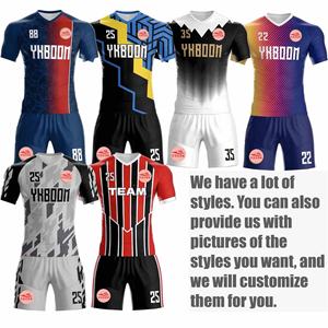 ユニフォーム迷彩用ジャージー昇華フルキット販売サッカーユニフォーム女性セット男性子供セットチームキットサッカーウェア - Product Image 2