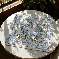 Tuiles de Mahjong Américaines Blanc Perle en Acrylique, Ensemble de 160 Pièces, 10 Tapis, 13 Sacs Brodés, Jeu Classique Portable pour un Cadeau Élégant