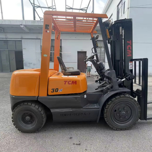 TCM Used Forklift 3 Ton FD30/50/70 Diesel Engine Side Shift Lifting Equipment - Product Image 1