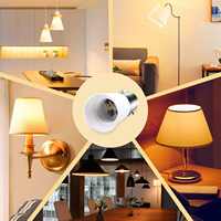Adaptateur de douille de lampe B22 vers E27, convertisseur de support de lampe, convertisseur de douille pour ampoules LED, CFL, halogènes, rallonge de support de lampe