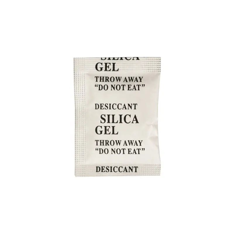 แพคเกจสารดูดความชื้นซิลิกาเจลเกรดอาหาร MSDS ของจีน 2g สําหรับเสื้อผ้าอิเล็กทรอนิกส์อาหารรองเท้าหนัง