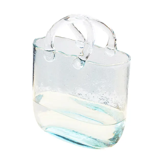 56 cura Atacado Nórdico Saco Colorido Vaso Transparente Cilindro Colorido Mão Vidro Soprado Art Deco Glass & Vasos De Cristal 10 Pcs
