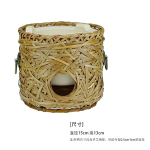 Bamboo Woven Clay <b>Stove</b> Small Indoor Tea Brewing Charcoal <b>Stove</b> For Kung Fu Tea Ceremony Accessories - Product Image 2