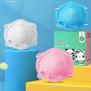 masques 1 ans Suppliers-Housse de protection jetable pour bébés et enfants de 0 à 3 ans, couverture pour le visage, anti-cicrusure, dessin animé 3D