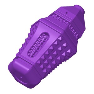 Juguete chirriante personalizado para perros, juguete masticable de goma duradero para limpieza de dientes, juguete para mascotas de tamaño mediano con sonido. - Product Image 1