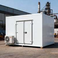 Contenedor Refrigerado Móvil Comercial Bingfeng de 20 pies con Panel Solar, Certificado CE, Motor Automático R-32