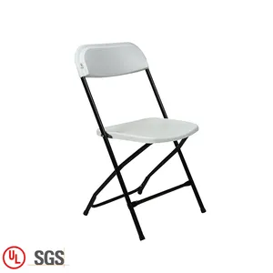 เก้าอี้แบบพกพาสำหรับงานแต่งงาน,เก้าอี้พับพลาสติกสีขาวสำหรับกิจกรรมกลางแจ้ง