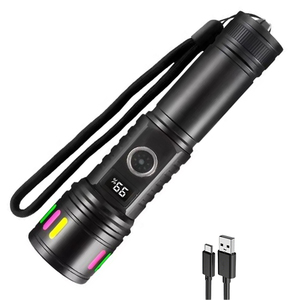 Xinsite <span class=keywords><strong>Mini</strong></span> Tactical LED <span class=keywords><strong>Torch</strong></span> Đèn pin ngoài trời nhôm cơ thể với ánh sáng mạnh mẽ đa thiết bị USB sạc IP65 chứng nhận - Product Image 1