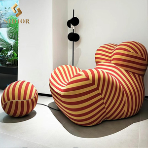 Modern sıkıştırma bebek kanepesi sandalye accent salonu sandalye osmanlı recliner uzanmış koltuklar eğlence sandalye oturma odası için - Product Image 1