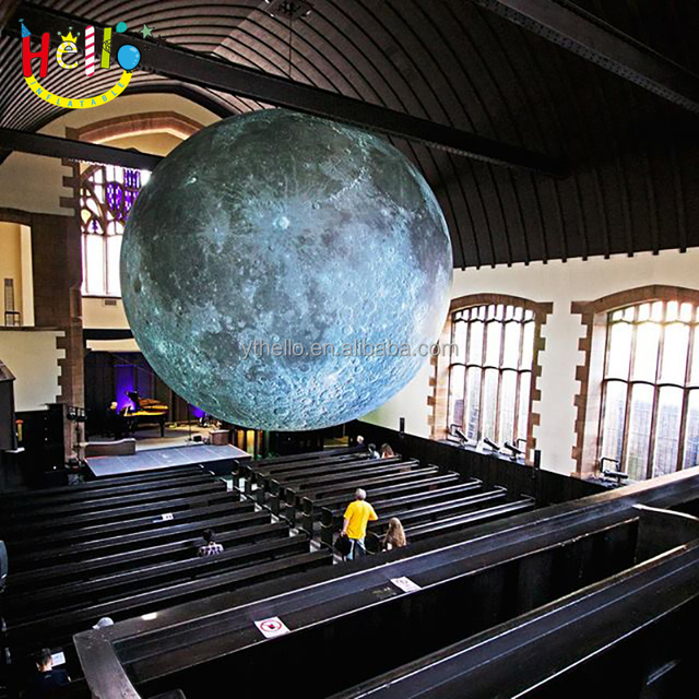 Inflatable Moon Lighting Globe, Inflatable Planets with LED Light