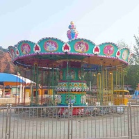 Manège de fête foraine, jeu mécanique, attractions de parc d'attractions, manège à 36 places, balançoire volante pour enfants et adultes