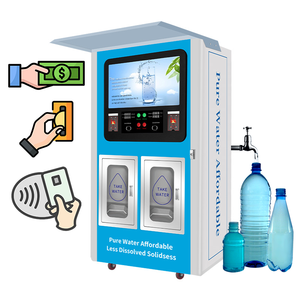 Distributeur automatique extérieur Distributeur automatique d'eau potable directe Traitement par osmose inverse Distributeur automatique Paiement par carte IC Smart Commercial - Product Image 1