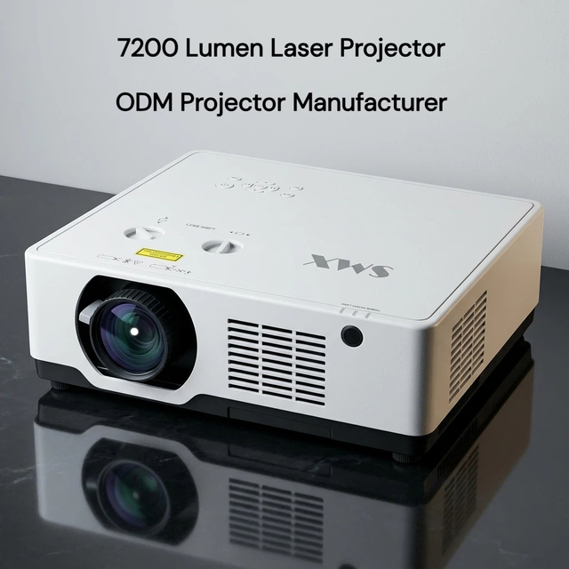ODM 7200 Lumens Laser Projector Support 7x24h Operation for Digital Signage Museum Exhibition
