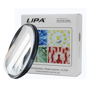 Kamera lens filtresi için LIPA /OEM prizma filtresi 77mm ince KALEIDOSCOPE prizma filtreler fotoğraf