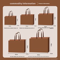 Sac en papier beige épais en carton blanc pour femme, sac à main, emballage pour magasin de vêtements, sac cadeau, logo personnalisé, tissage uni