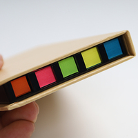 Prêt à Expédier Mémo Livre Personnalisé Logo Personnalisé Bloc-Notes Bureau Post Notes avec Collant