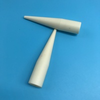Composants de précision de forme personnalisée, tube en céramique d'alumine à 99%
