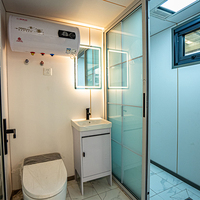 Bâtiments préfabriqués double couche Cabine Apple mobile une chambre à coucher Grand restaurant Conteneur Maisons préfabriquées Maison modulaire