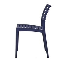 Chaise en résine incassable sans bras fabriquée dans les meilleurs matériaux PP 4pc Stack