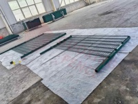 Clôture à double fil haute sécurité 868 656, panneau en treillis métallique thermolaqué, anti-escalade, clôture métallique durable pour parcs et usines