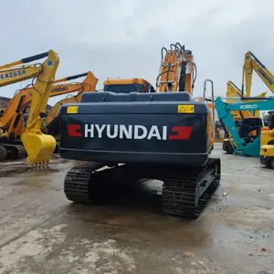 Yüksek kaliteli 22ton kullanılan Hyundai 220 ekskavatör orijinal paletli ekskavatör makinesi satılık